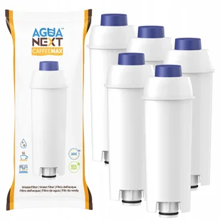 5x filtr wody do ekspresu Delonghi Dinamica Plus Agua Next CaffeMax - Akcesoria i części do ekspresów do kawy - miniaturka - grafika 1
