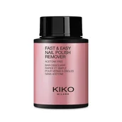Akcesoria do paznokci - KIKO Milano Fast & Easy Nail Polish Remover Acetone Free zmywacz do paznokci z gąbką 01 75ml - miniaturka - grafika 1
