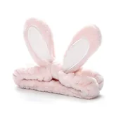 Ozdoby do włosów - Opaska kosmetyczna królicze uszy różowa - miniaturka - grafika 1