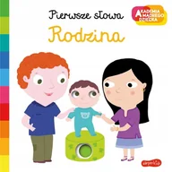 Komiksy dla dzieci - AKADEMIA MĄDREGO DZIECKA PIERWSZE SŁOWA KSIĄŻECZKA RODZINA HARPERKIDS - miniaturka - grafika 1