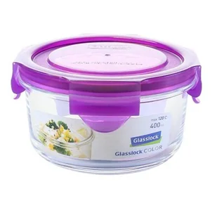 GLASSLOCK Pojemnik GLASSLOCK MCCB0-40COPU 0.4 l Fioletowy - Akcesoria i części AGD - miniaturka - grafika 1