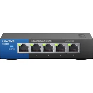 Linksys Switch LGS105-EU-RTL (5x 10/100/1000Mbps) LGS105-EU-RTL - Switche - miniaturka - grafika 1