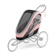 Wózki dziecięce - Cybex, ZENO, Tapicerka siedziska wózka/Przyczepki do biegania/do roweru (CYBEX SPORTS), Silver Pink - miniaturka - grafika 1