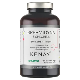 Kenay Spermidyna z chlorelli, 180 kapsułek - Witaminy i minerały - miniaturka - grafika 1