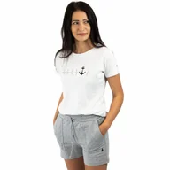 Spodenki damskie - Szorty Spodenki Dresowe Damskie Captain Mike Xl - Szare - miniaturka - grafika 1