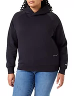 Swetry damskie - Champion Damski sweter z kapturem Eco Future, czarny, XL - miniaturka - grafika 1