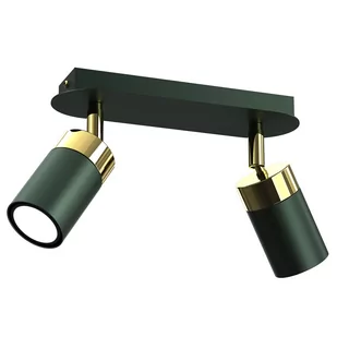 Milagro Lampa sufitowa JOKER GREEN/GOLD 2xGU10 MLP7718 - Lampy ścienne - miniaturka - grafika 1