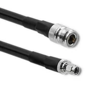 Pozostałe akcesoria sieciowe - Qoltec Kabel Koncentryczny Lmr400 | N Żeński | Rp-Sma Męski | 5M - miniaturka - grafika 1