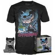 Figurki dla dzieci - SET FIGURA POP & TEE DC JIM LEE CATWOMAN - miniaturka - grafika 1