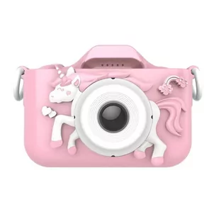 Extralink Kids Camera H29 Single Różowy - Aparaty Cyfrowe - miniaturka - grafika 1