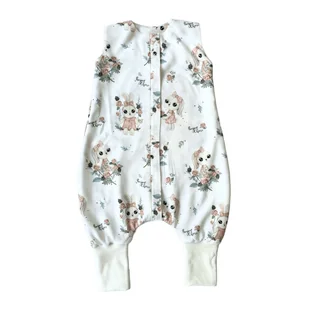 Bonjour Cherie Śpiworek bambusowy z nogawkami 1-3 lata Romantyczny Królik - Śpiworki dla dzieci - miniaturka - grafika 1