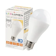 Żarówki LED - Żarówka LED A65-AP E27 24W 2852lm 56x2835 LED CCD biała ciepła - miniaturka - grafika 1