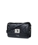 Torebki damskie - Mała Torebka Damska Listonoszka Crossbody Pikowana PUCCINI Czarna BML027 1 - miniaturka - grafika 1