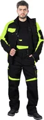Odzież robocza - SPODNIE OCHRONNE OGRODNICZKI PRZECIWDESZ LHOLLMAN LH-TANZOW-B; CZARNO-ŻÓŁTY - miniaturka - grafika 1