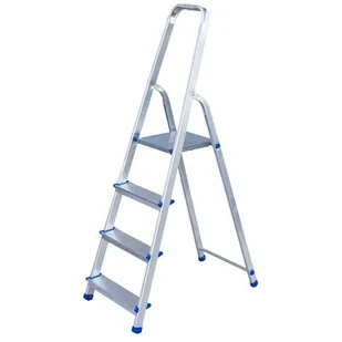 ZARGES Drabina aluminiowa domowa 4 stopniowa - Drabiny - miniaturka - grafika 1