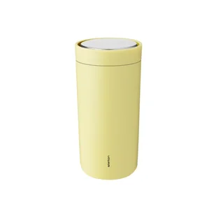 Kubek podróżny 400 ml (jasnożółty) To Go Click Stelton - Kubki termiczne - miniaturka - grafika 1