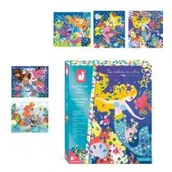 Zabawki kreatywne - Zestaw kreatywny Cekiny Syreny 6+ Janod - miniaturka - grafika 1