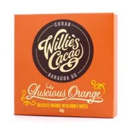 Czekolada - Willies Cacao Czekolada pomarańczowa 65% Luscious Orange Kuba 50 g - miniaturka - grafika 1
