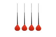 Lampy sufitowe - Azzardo AGA 4 MD1289-4 RD Lampa wisząca czerwony - miniaturka - grafika 1