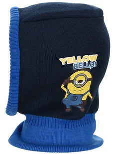 Minions Kominiarka "Minionki" w kolorze niebiesko-czarnym - Czapki damskie - miniaturka - grafika 1