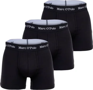 Marc Polo Bokserki Męskie, 3 Pakiety - Bokserki, Bawełna Organiczna Stretch Czarny XL - Majtki męskie - miniaturka - grafika 1
