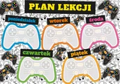 Szkolne artykuły papiernicze - Plan lekcji A5 Pad - miniaturka - grafika 1