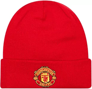 New Era Core Cuff Beanie Manchester United FC Hat 11213213 Rozmiar: One size - Czapki męskie - miniaturka - grafika 1
