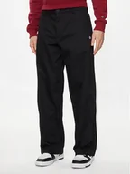 Spodnie męskie - Champion Spodnie materiałowe 220013 Czarny Wide Fit - miniaturka - grafika 1