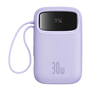 Powerbank Baseus QPow 2 10000mAh 30W 2xUSB-C (fioletowy) - Powerbanki - miniaturka - grafika 1