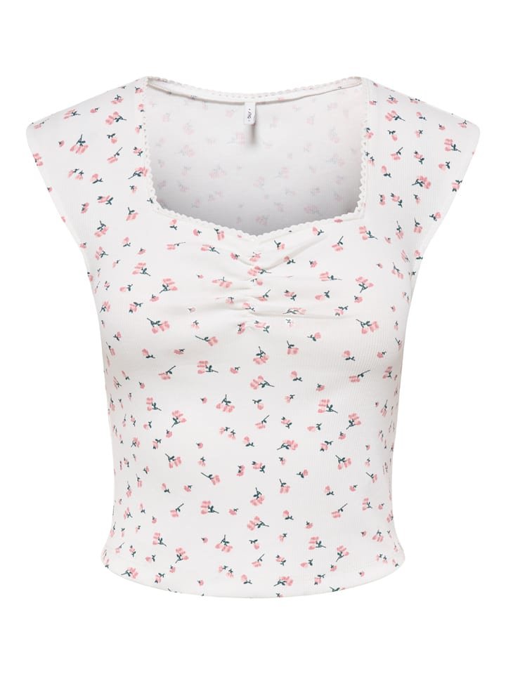 ONLY Top w kolorze białym