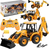 Zabawki zdalnie sterowane - EE Traktor Spychacz Koparka zdalnie sterowana RC0578 - miniaturka - grafika 1