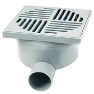 Odwodnienia, kanały i akcesoria - Wpust z bocznym odpływem popiel 15 x 15 x 13 cm MAXPOL - miniaturka - grafika 1
