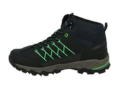 Buty trekkingowe męskie - Tom Tailor Męskie buty trekkingowe 4283202, granatowe (navy-green), 41 EU - miniaturka - grafika 1