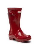 Buty dla dziewczynek - Hunter Kalosze Original Kids Gloss JFT6000RGL Czerwony - miniaturka - grafika 1