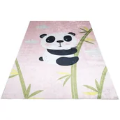 Dywany dla dzieci - Różowy dywan z misiem do pokoju dziecięcego E0-Z39 - miniaturka - grafika 1