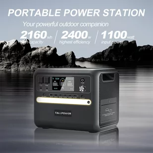 TALLPOWER V2400, generator solarny LiFePo4 2160Wh - Akumulatory ogólnego zastosowania - miniaturka - grafika 3