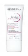 Bioderma Sensibio AR BB Cream SPF30 krem do twarzy na dzień 40 ml dla kobiet Clair Light