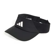 Czapki damskie - Damska czapka z daszkiem adidas Visor Climacool Black/White - miniaturka - grafika 1