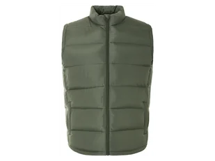 esmara Men Kamizelka pikowana męska PLUS SIZE XXL (Zielony, 10/4XL) - Kamizelki męskie - miniaturka - grafika 1