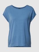 Koszulki i topy damskie - T-shirt z krótkimi rękawami model ‘AVA PLAIN’ - miniaturka - grafika 1