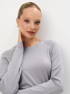 Swetry damskie - Mohito - Szary sweter - szary - miniaturka - grafika 1