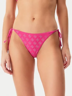 Guess Dół od bikini E5GO11 MC040 Różowy - Stroje kąpielowe - miniaturka - grafika 1