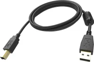 Kable USB - VISION 3m Black USB 2.0 cable - miniaturka - grafika 1