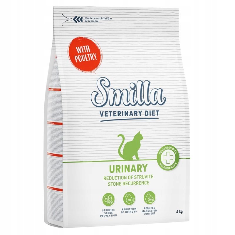 Smilla Smilla Veterinary Diet Urinary z drobiem 4 kg