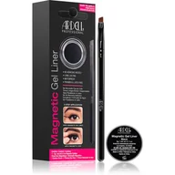 Sztuczne rzęsy i akcesoria - Ardell Magnetic Gel Liner zestaw Magnetyczny żelowy eyeliner 3,5 g + Pędzelek do eyelinera 1 szt dla kobiet Black - miniaturka - grafika 1