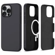 Etui i futerały do telefonów - Etui TECH-PROTECT Silicone MagSafe do Apple iPhone 16 Pro Czarny Mat - miniaturka - grafika 1
