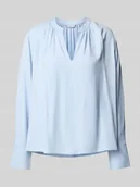 Bluzki damskie - Bluzka o kroju relaxed fit z czystej wiskozy - miniaturka - grafika 1