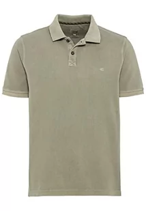 camel active Męska koszulka polo z krótkim rękawem z czystej bawełny, khaki, S - Koszulki męskie - miniaturka - grafika 1