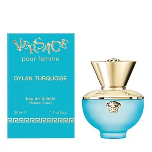 Versace Pour Femme Dylan Turquoise woda toaletowa 50 ml - Wody i perfumy damskie - miniaturka - grafika 1