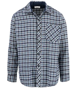 Męska koszula w kratę bawełna REGULAR FIT-42/43 - Swetry męskie - miniaturka - grafika 1